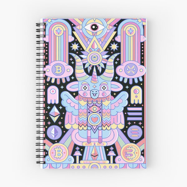 Item preview, Pastel Cosmic Crypto Spirit Creature Vision designed and sold by Romgora.