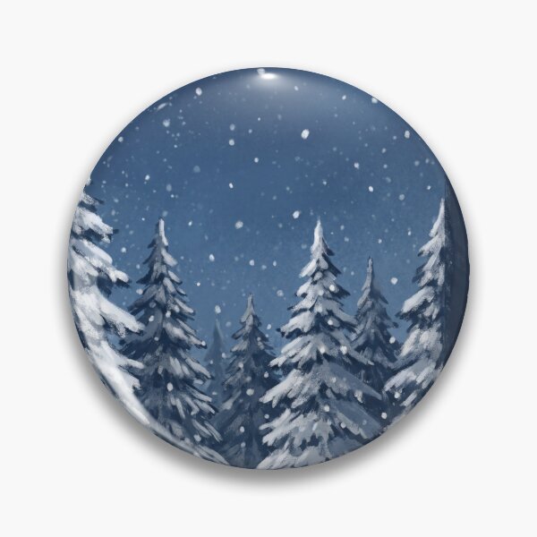 Item preview, Midnight Snowfall Forest designed and sold by Aliumcollection.