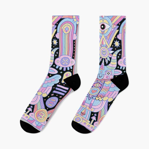 Item preview, Pastel Cosmic Crypto Spirit Creature Vision designed and sold by Romgora.
