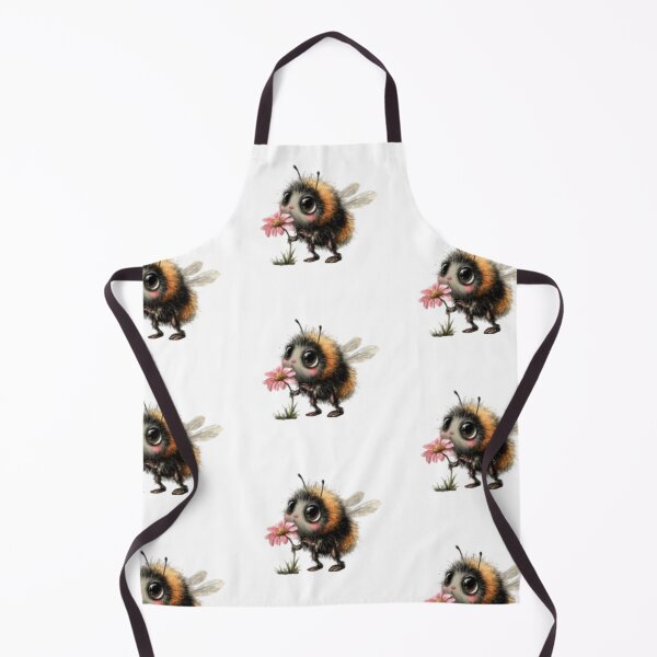 Item preview, Adorable Bee Holding a Flower designed and sold by vanndhi.