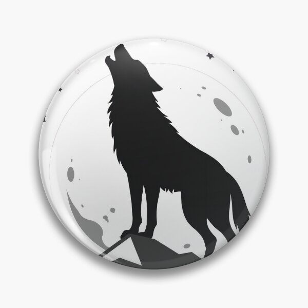 Item preview, Lone Wolf Moon Howling Alpha Mindset designed and sold by Ameir12.