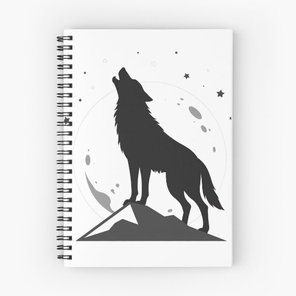 Item preview, Lone Wolf Moon Howling Alpha Mindset designed and sold by Ameir12.