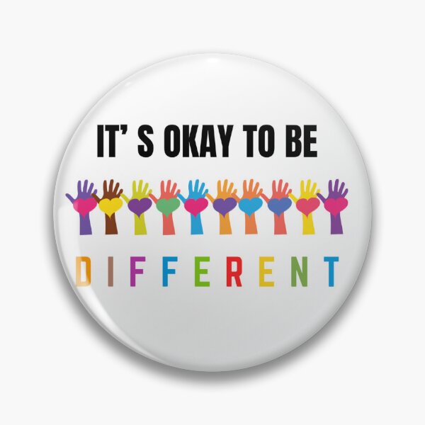 Item preview, It's Okay To Be Different Graphic Design designed and sold by SparksCo2025.