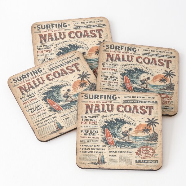 Item preview, Nalu Coast Surf Newspaper | Hawaiian Wave & Beach Club   designed and sold by Nalu Coast.