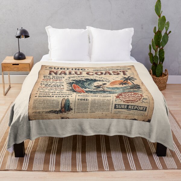 Item preview, Nalu Coast Surf Newspaper | Hawaiian Wave & Beach Club designed and sold by Nalu Coast.