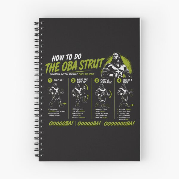 Item preview, How To Do The Oba Strut - Funny Pro Wrestling Walk Tutorial Poster Shirt designed and sold by PufferPhishDzn.