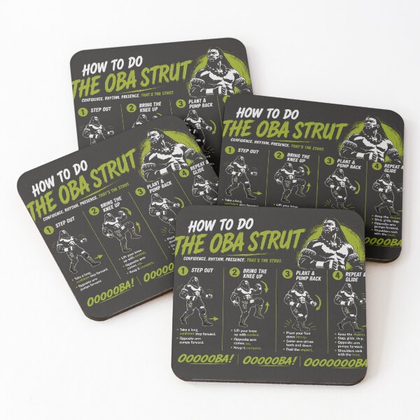 Item preview, How To Do The Oba Strut - Funny Pro Wrestling Walk Tutorial Poster Shirt designed and sold by PufferPhishDzn.