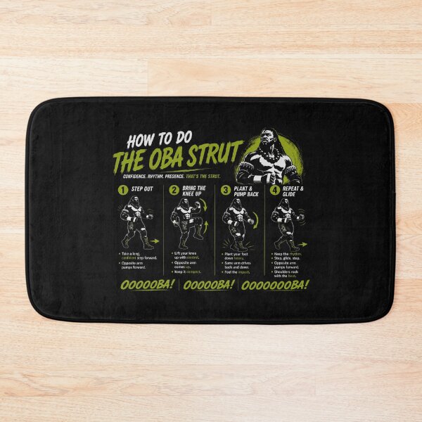 Item preview, How To Do The Oba Strut - Funny Pro Wrestling Walk Tutorial Poster Shirt designed and sold by PufferPhishDzn.