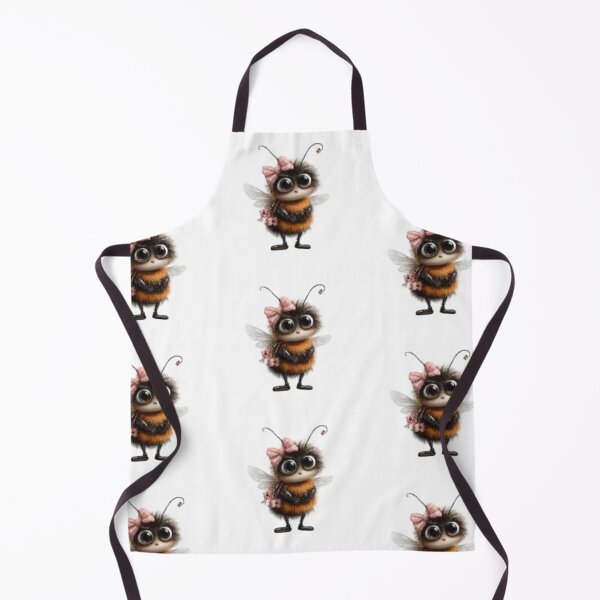 Item preview, Adorable Bee Holding Flowers designed and sold by vanndhi.