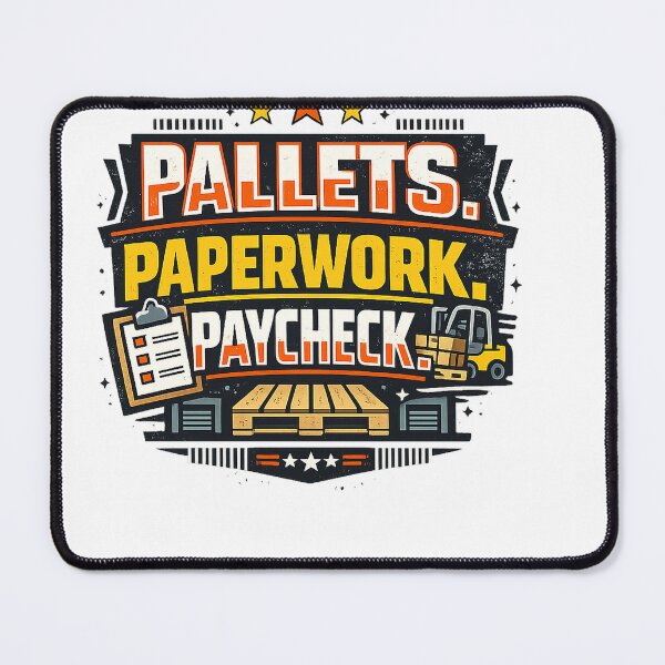 Item preview, Pallets Paperwork Paycheck Warehouse Design designed and sold by OrbitLabs.