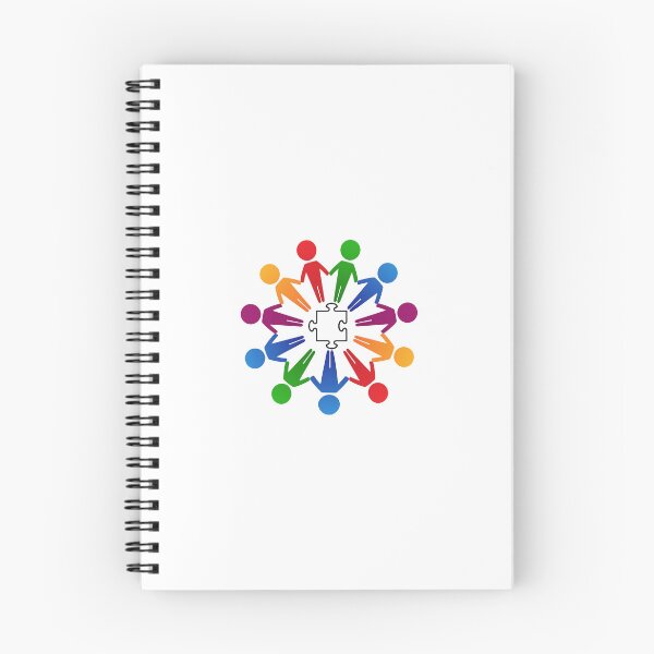 Item preview, Colorful People Circle Autism Puzzle Graphic Design designed and sold by SparksCo2025.