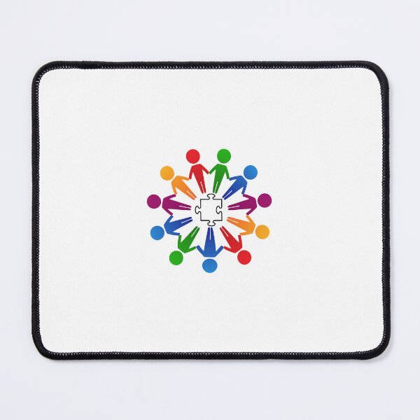Item preview, Colorful People Circle Autism Puzzle Graphic Design designed and sold by SparksCo2025.