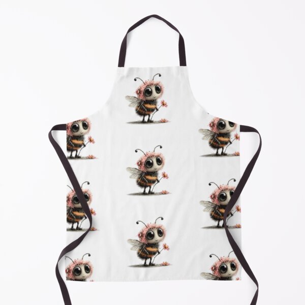Item preview, Adorable Bee Holding a Flower designed and sold by vanndhi.