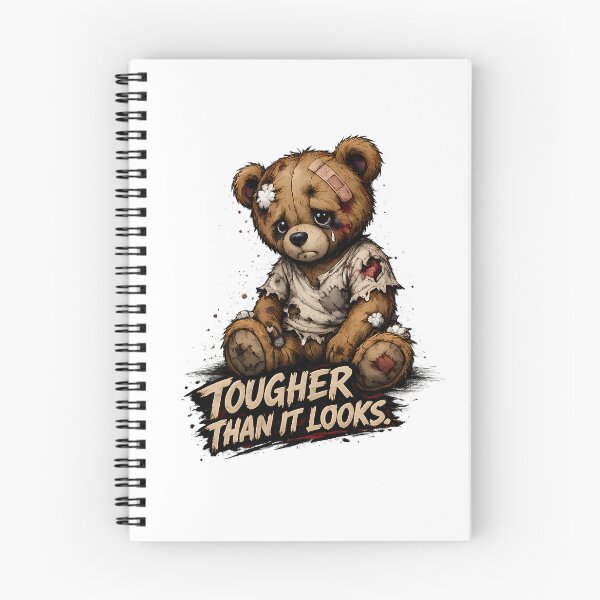 Item preview, Tougher Than It Looks Teddy Bear Shirt – Sad Teddy, Mental Health, Emotional Support, Grunge Streetwear designed and sold by Onviton.