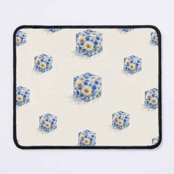 Item preview, White Geometric Cubes - Modern Neutral 3D Pattern designed and sold by PrintGo26.