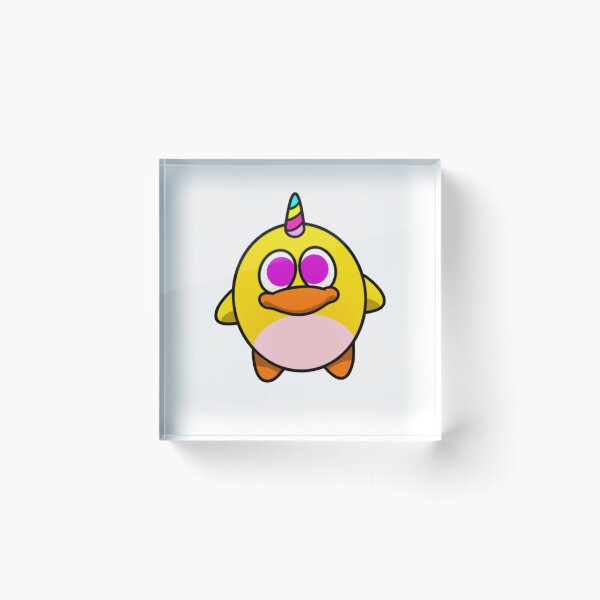 Item preview, Cute Yellow Duck Unicorn Sticker - Kawaii Duckling designed and sold by Oh My Cute! .
