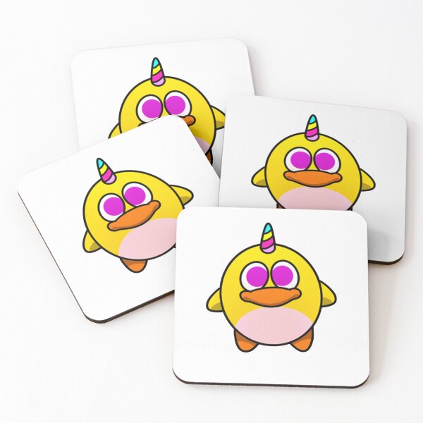 Item preview, Cute Yellow Duck Unicorn Sticker - Kawaii Duckling designed and sold by Oh My Cute! .