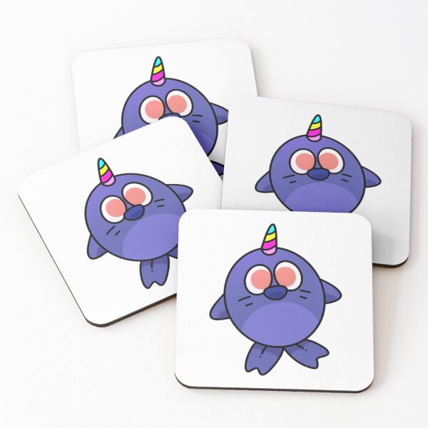 Item preview, Cute Purple Narwhal Unicorn Sticker designed and sold by Oh My Cute! .