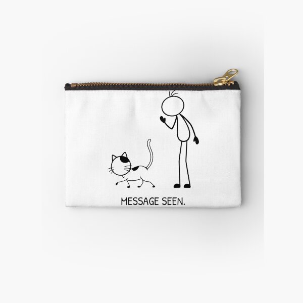 Item preview, Funny Cat Ignoring Owner Message Seen Cat Owner Humor designed and sold by Pebl-Co.