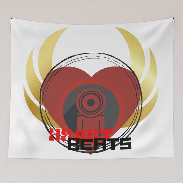 Item preview, HEART BEATS; Music is Life designed and sold by FANTASY FRENZY.