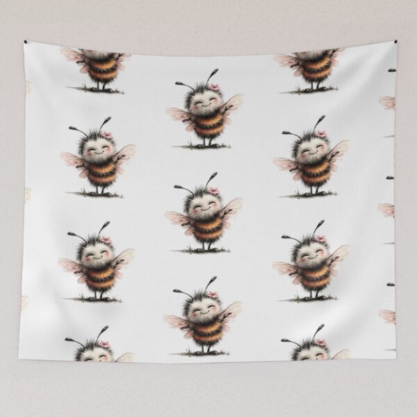 Item preview, Adorable Smiling Bee designed and sold by vanndhi.