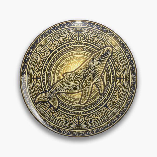 Item preview, Golden Whale Mandala designed and sold by Hawaii26.