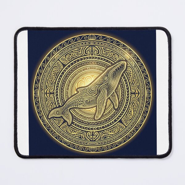 Item preview, Golden Whale Mandala designed and sold by Hawaii26.