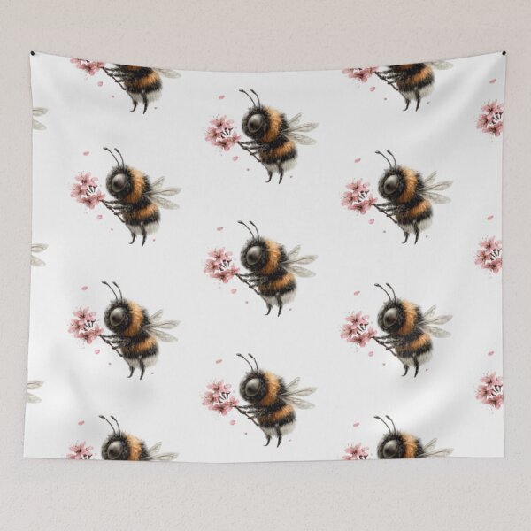 Item preview, Bee Hovering by Pink Blossoms designed and sold by vanndhi.