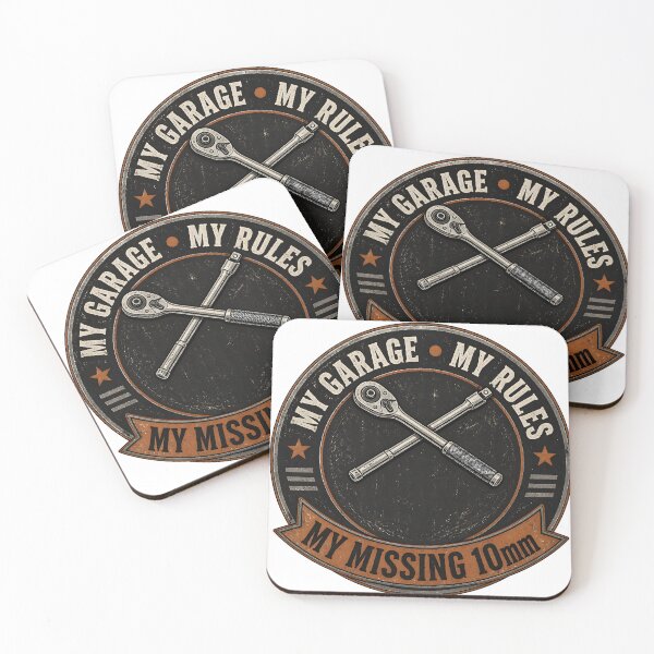 Item preview, My Garage Rules Missing 10mm Socket Wrench Mechanic designed and sold by ThirdShiftLab.