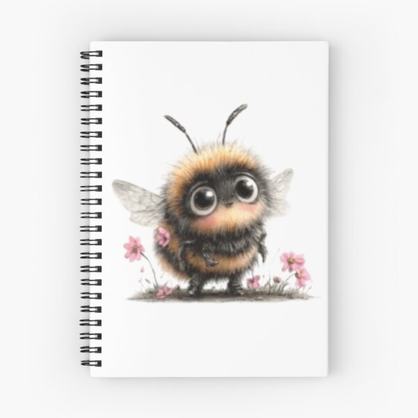 Item preview, Cute Fuzzy Bumblebee with Flowers designed and sold by vanndhi.