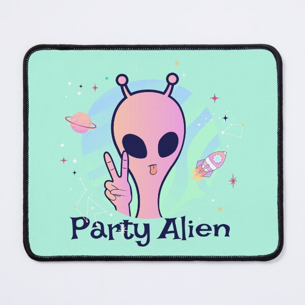 Item preview, Party Alien Comes in Peace designed and sold by Grateful-Fool.