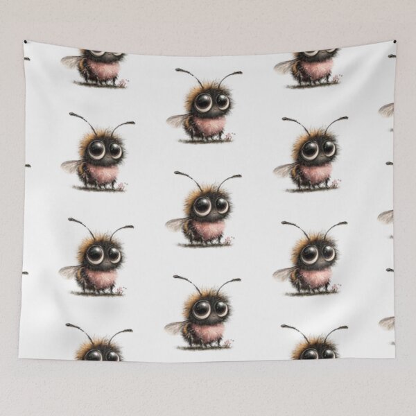 Item preview, Cute Fuzzy Bumblebee designed and sold by vanndhi.