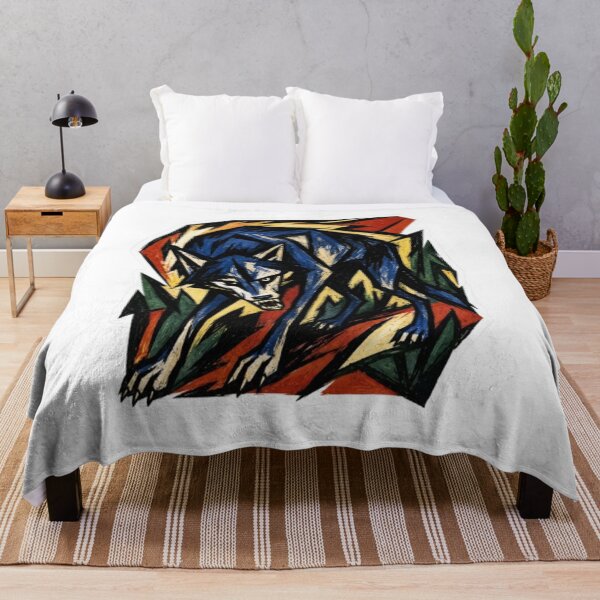 Item preview, Abstract Expressionist Snarling Wolf Sticker Art designed and sold by Snurly.