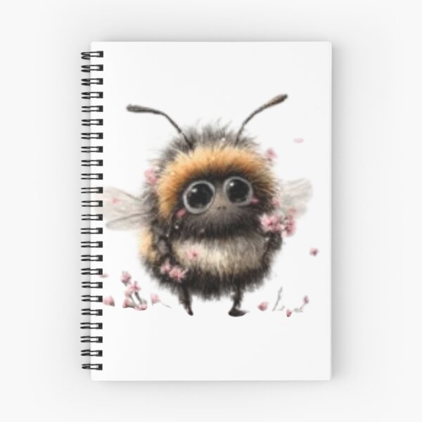 Item preview, Adorable Fuzzy Bumblebee with Flowers designed and sold by vanndhi.