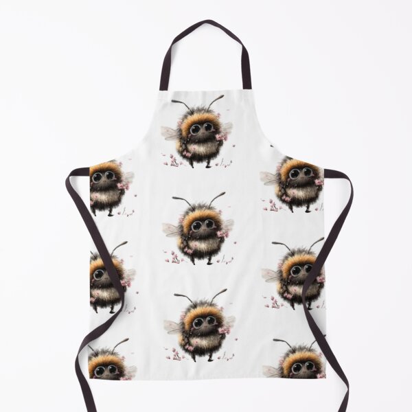 Item preview, Adorable Fuzzy Bumblebee with Flowers designed and sold by vanndhi.