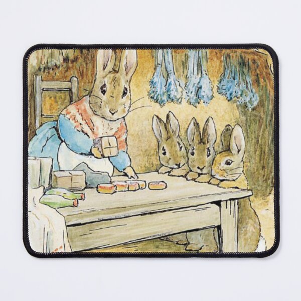 Item preview, Mrs Rabbit in her Shop - Beatrix Potter The Tale of the Benjamin Bunny designed and sold by forgottenbeauty.