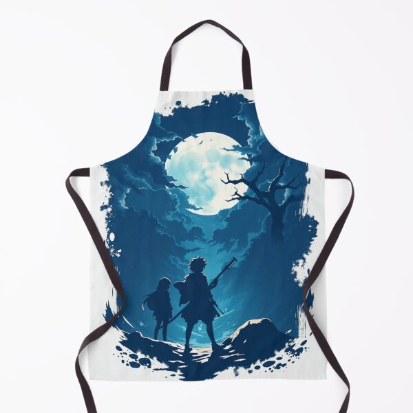 Item preview, Anime Warriors Silhouette Under Full Moon designed and sold by ERODED SELF.