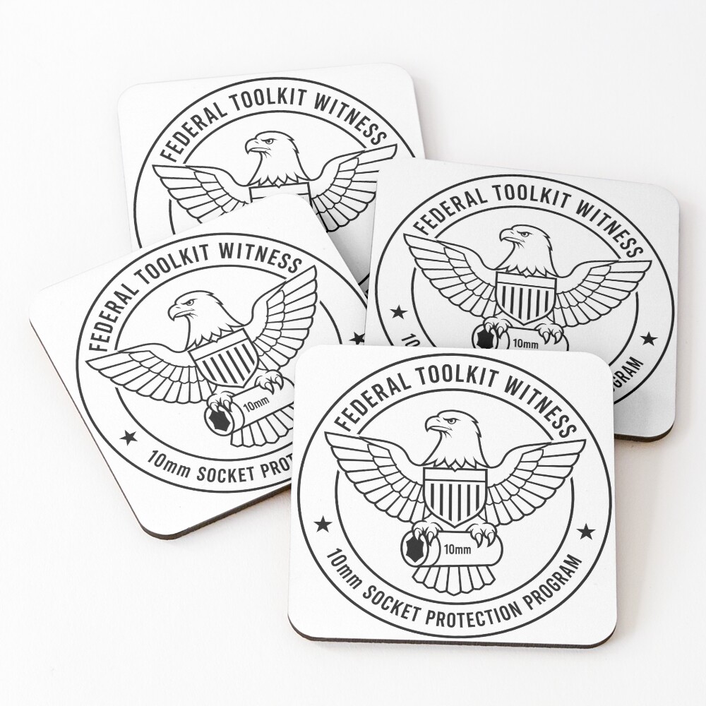 Item preview, Coasters (Set of 4) designed and sold by thirdshiftlab.