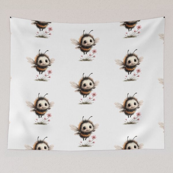Item preview, Adorable Flying Cartoon Bee designed and sold by vanndhi.