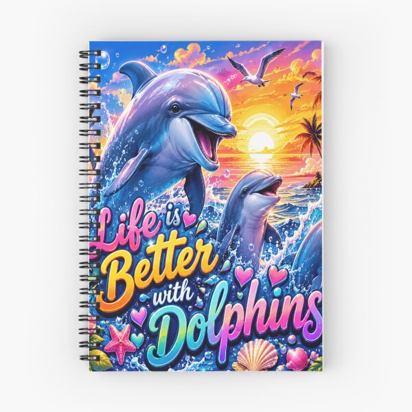 Item preview, Life Is Better With Dolphins designed and sold by DazzleKitty.