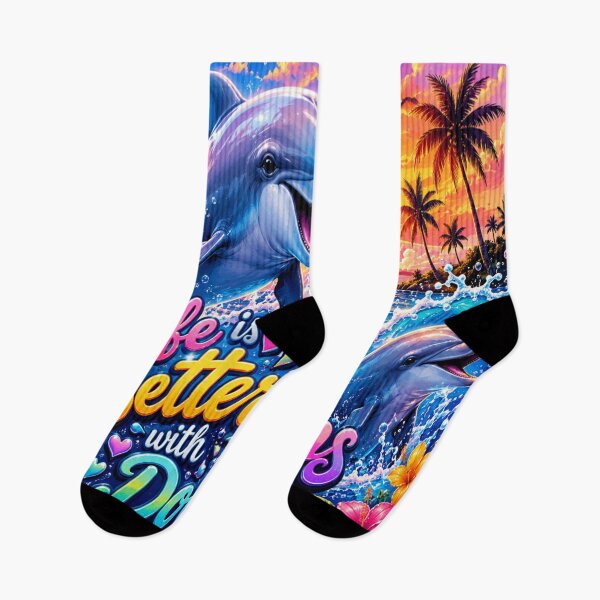 Item preview, Life Is Better With Dolphins designed and sold by DazzleKitty.