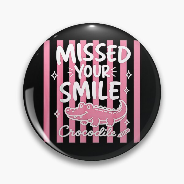 Item preview, Missed Your Smile Crocodile Cute Retro Cartoon Alligator Funny Vintage designed and sold by Rahamkshop.