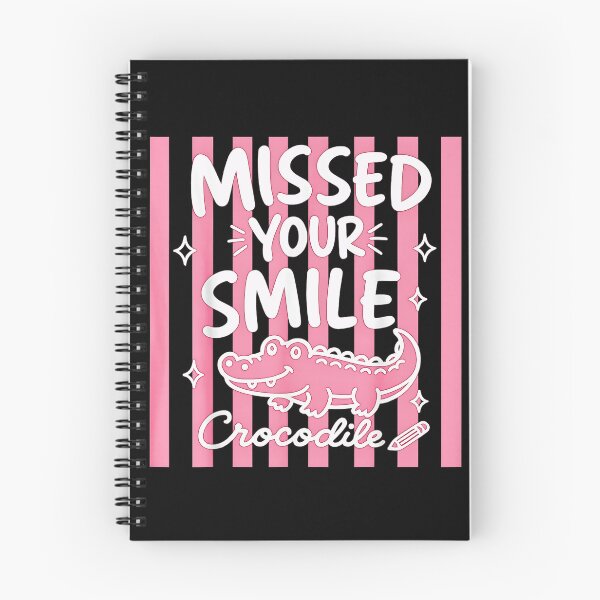 Item preview, Missed Your Smile Crocodile Cute Retro Cartoon Alligator Funny Vintage designed and sold by Rahamkshop.