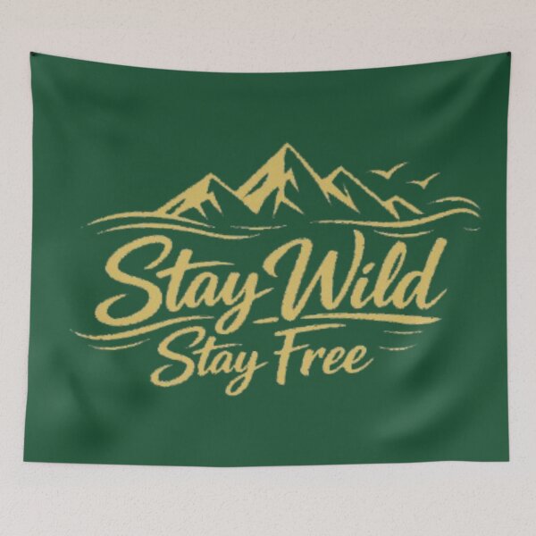 Item preview, Stay wild stay free designed and sold by JaroDesign2023.