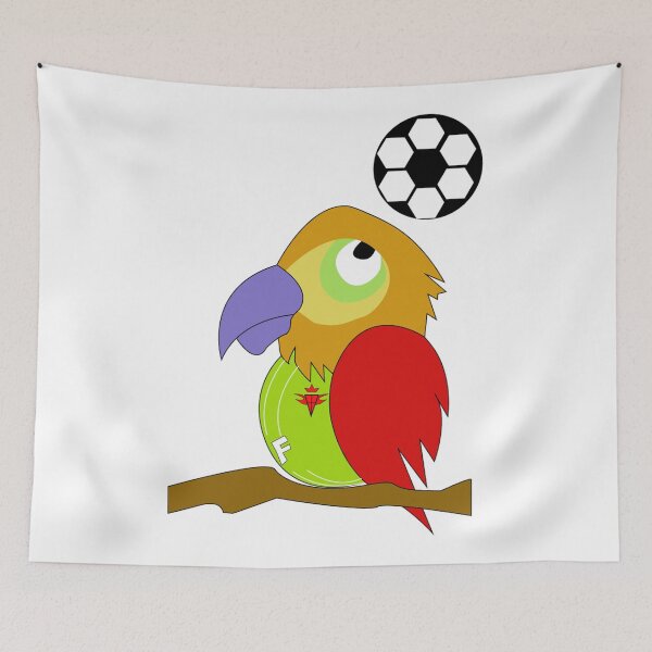 Item preview, PARROT BIRD GAME - football cartoon bird designed and sold by ustylelab.