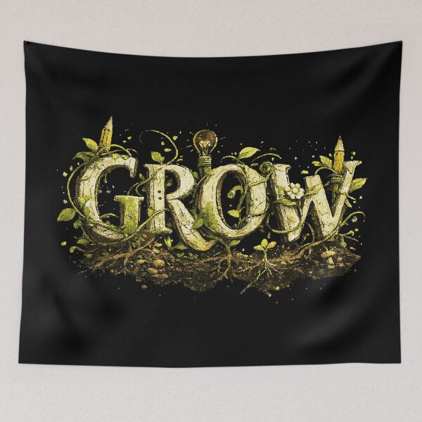 Item preview, Grow T-Shirt | Growth Mindset Learning Student Teacher School Shirt designed and sold by Sunday.Supply.