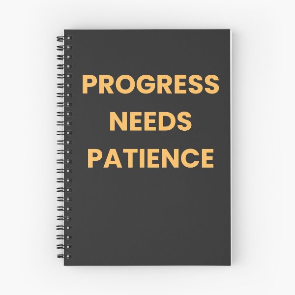 Item preview, Progress Needs Patience | Motivational T-Shirt designed and sold by MiniMuArt.