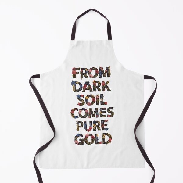 Item preview, From Dark Soil Comes Pure Gold Floral Typography designed and sold by Dzblack.
