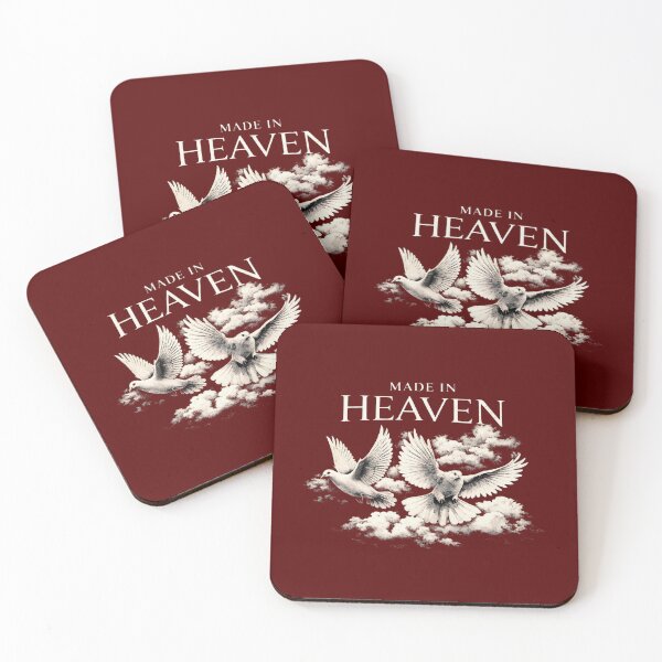 Item preview, Made In Heaven - Vintage Monochrome Doves & Clouds Graphic designed and sold by Velouria Universe.