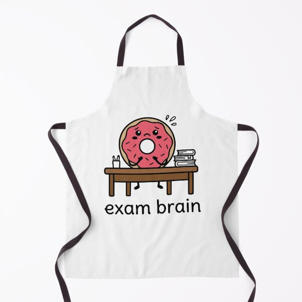 Item preview, Exam Brain Kawaii Donut designed and sold by GinColorist.